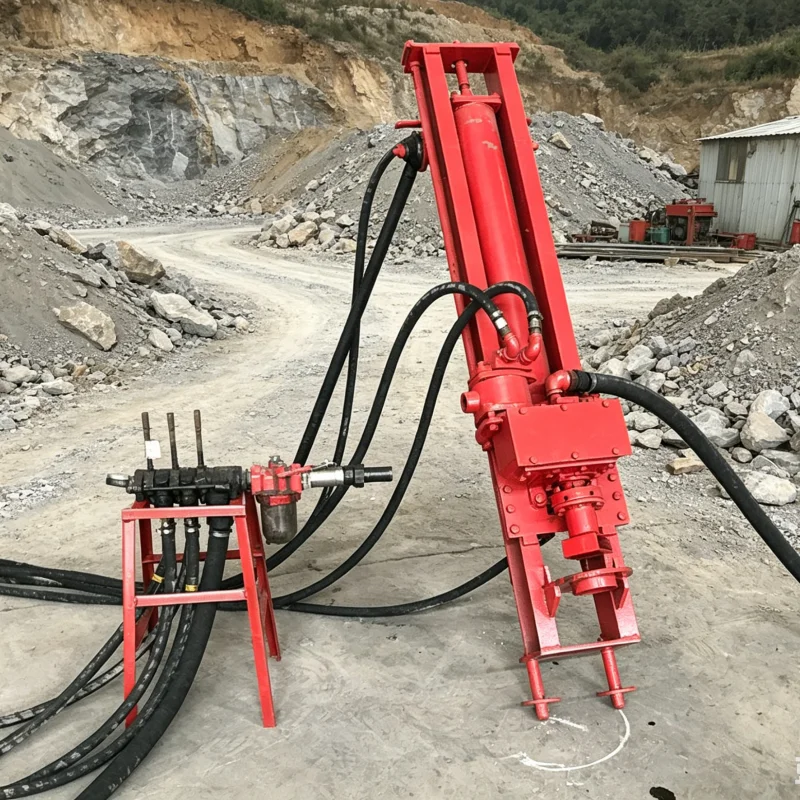 Customized Mini Electric DTH Drilling Rig 40M High Torque Multi Angle Drilling For Household Road Water Conservancy