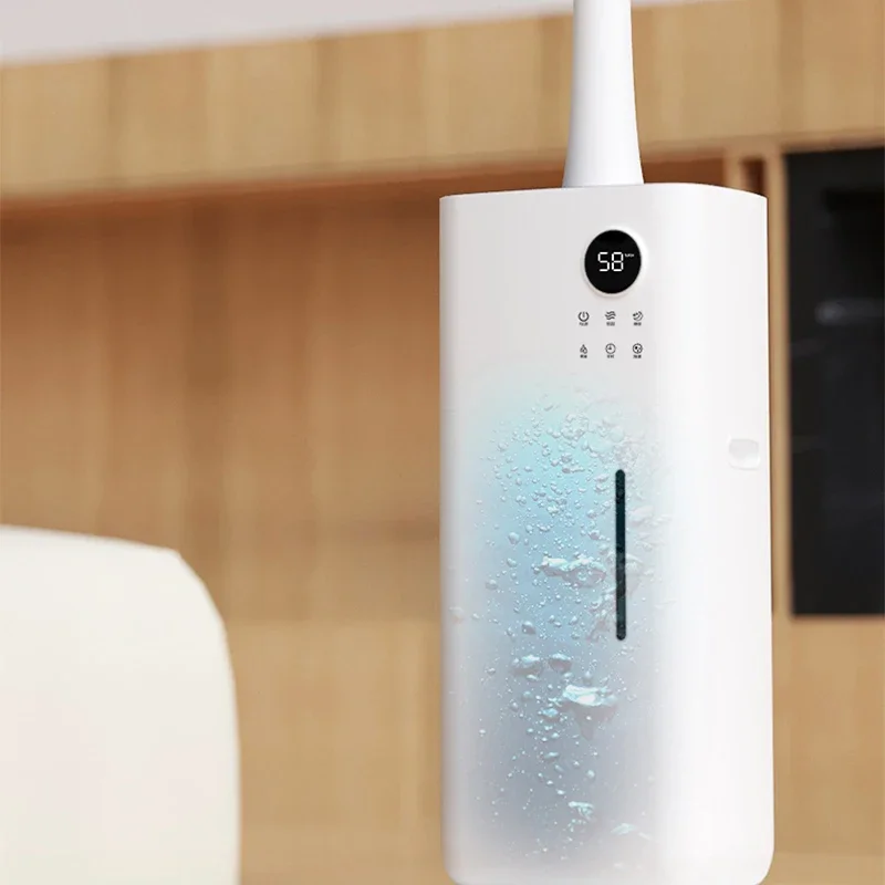 Ultrasonic Mist Humidifier Quiet, High-Capacity Humidifier Whole-House Humidification Cool Mist, Top-Fill, Floor-Standing Humidi