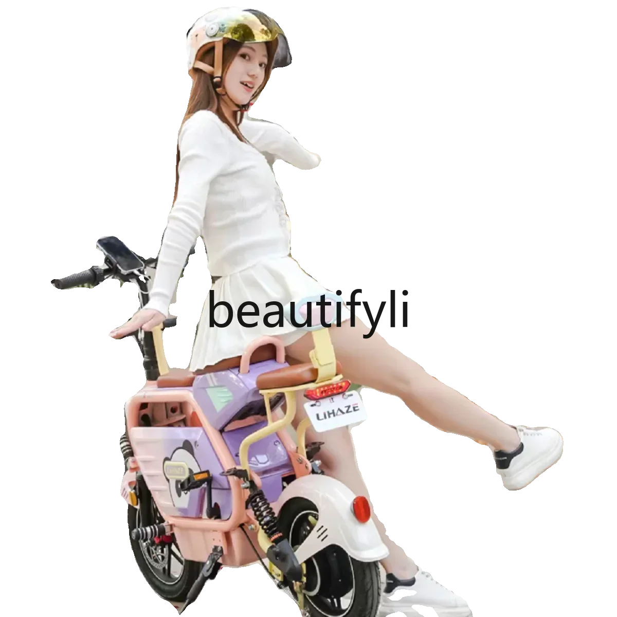 FF Electric bicycle household small mini folding high-speed lightweight battery car