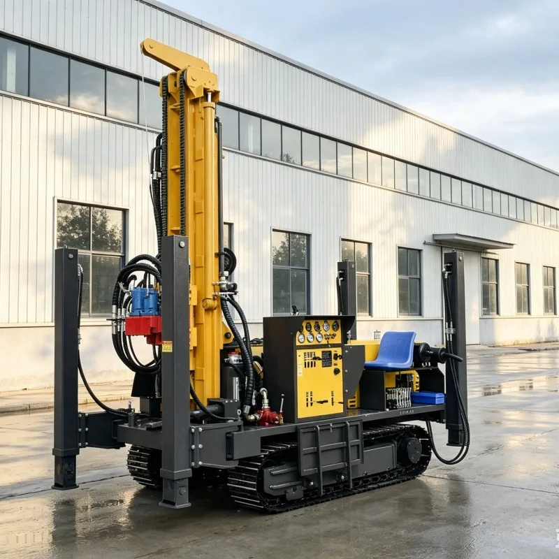 Customized CE Certified Water Well Drilling Rig, Mud & Air Dual-Purpose Drilling Equipment, Farm Water Well Drilling Machinery