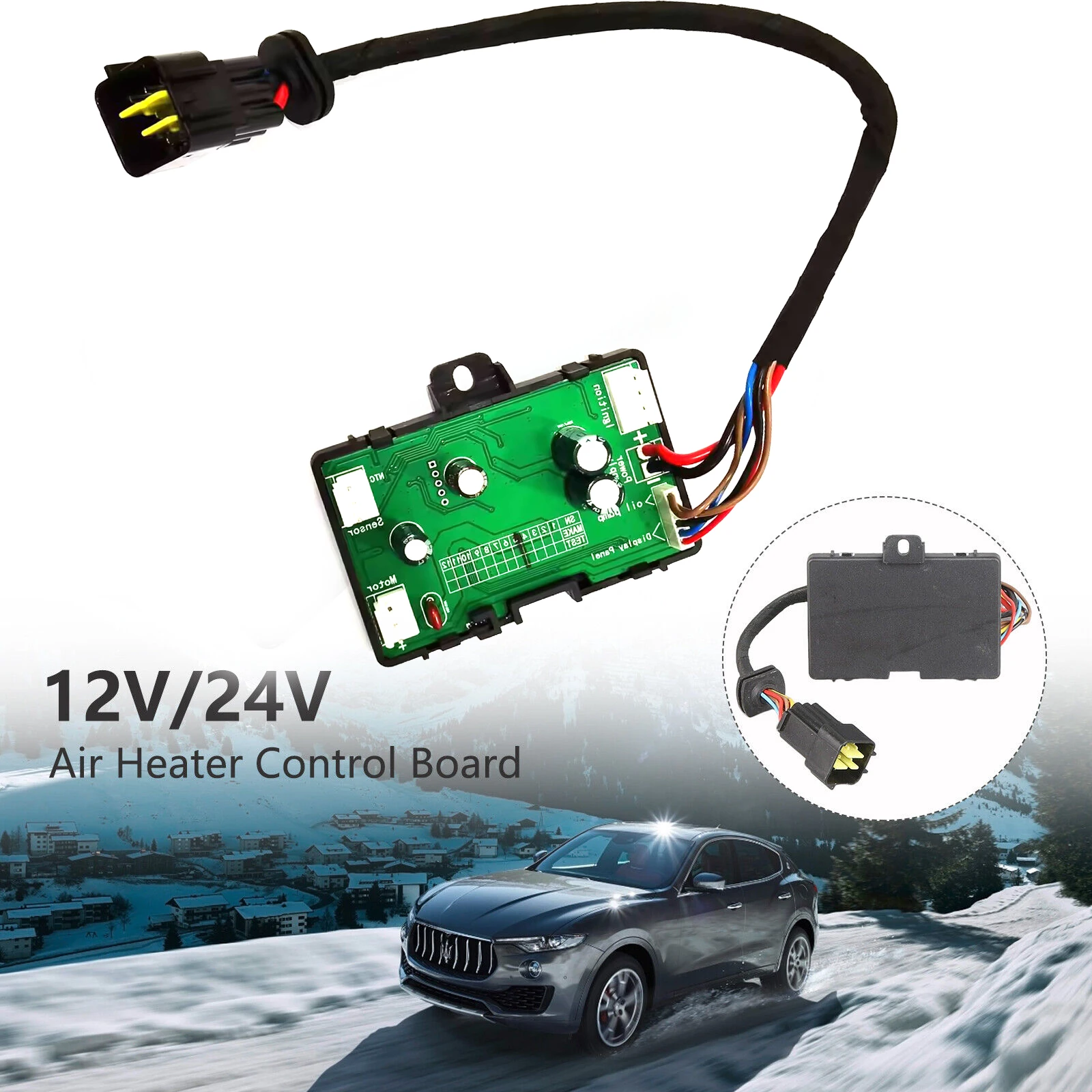 12/24V 2-8KW Circuit Board Main Motherboard Controller For Parking Heater Diesel Car Air Diesels Heater Accessories