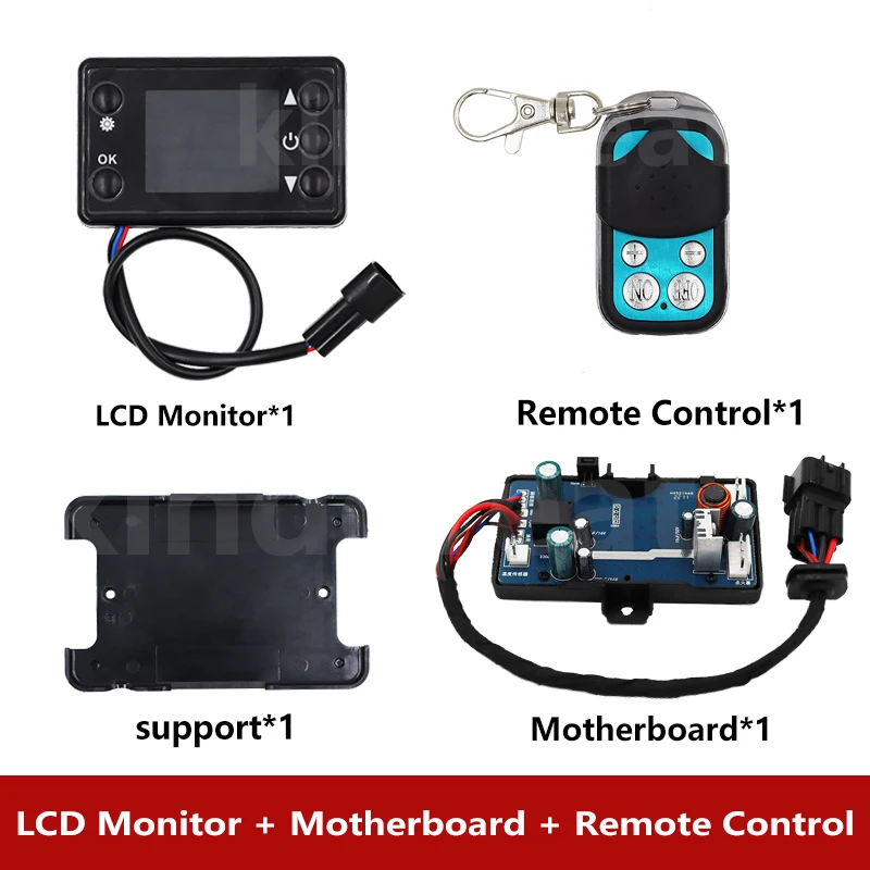 12V/24V Diesels Air Heater LCD Monitor Switch / Remote Control/Control Board Motherboard For 2KW 5KW Car Truck Parking Heater
