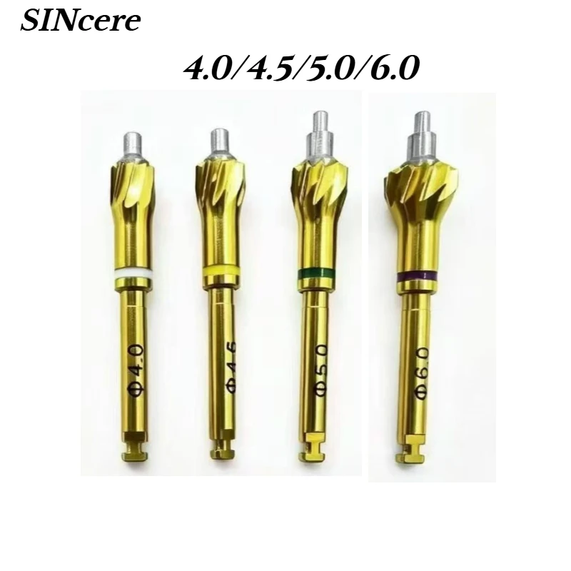 Dental Grinding Implanted Bone Profiler Grinding Bur with Pilot Drill Peri-Implant Debridement Drill Contouring Drills Trimmer