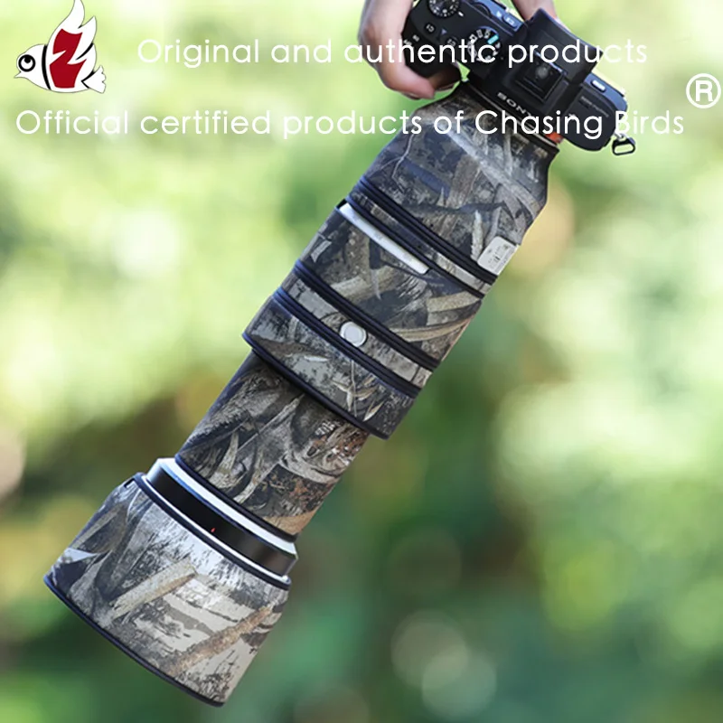 CHASING BIRDS Ver. IV Lens Camouflage Coat for SONY FE 100-400mm F4.5-5.6 GM OSS Waterproof and Rainproof Lens protective cover