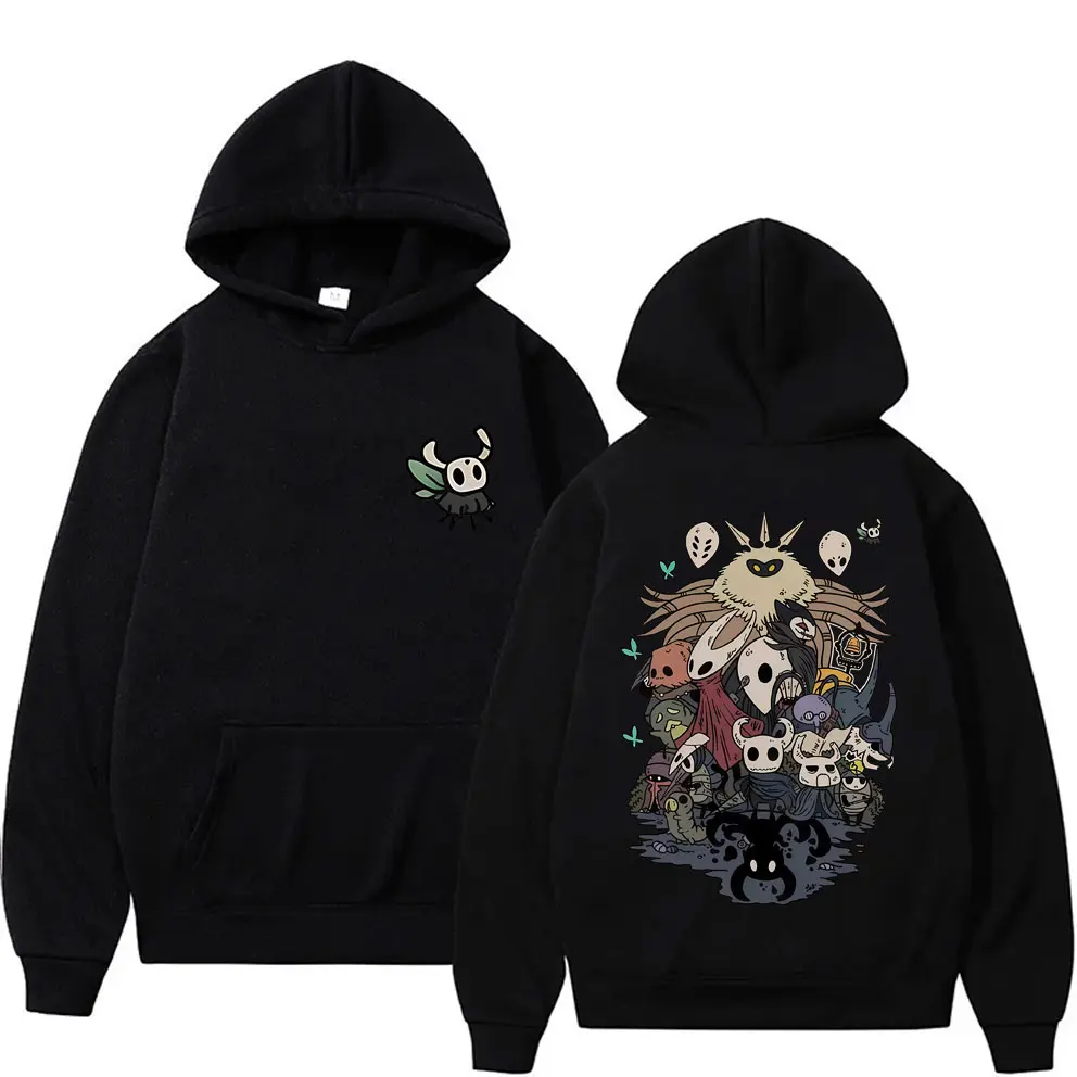 Game Hollow Knight Graphic Hoodie Men Women Fashion Vintage Oversized Streetwear Unisex Premium Fleece Cotton Pullover Hoodies