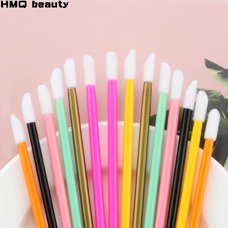 50Pcs Disposable Eyelash Brush Lashes Lipstick Micro Brushes Eyelash Extension Supplies  Applicator Cleaner Beauty Makeup Tools