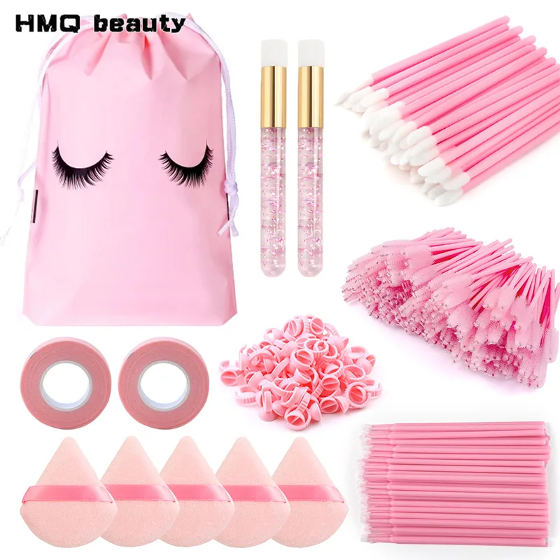 260PCS Disposable Eyelash Brushes Set Micro Lip Swab Mascara Wands Applicator For Eyebrow Lashes Extension Removing Makeup Tools