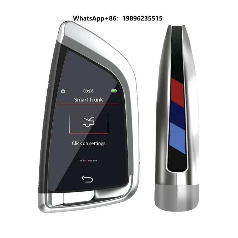 Luxurious LCD Smart Car Key Touchscreen 4-Button Multi Language Programmer Entry Auto Lock/Unlock Find My App