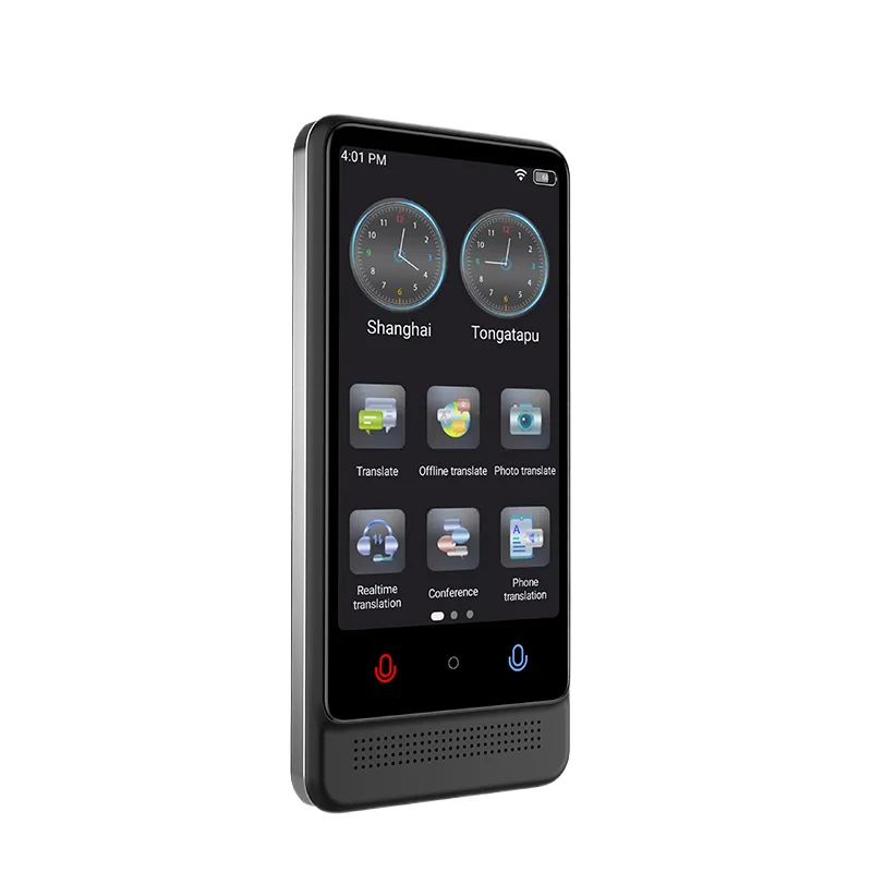 Two-Way Smart Voice Translator Device High Accuracy Offline Language Translation IPS Touchscreen Simultaneous Interpretation