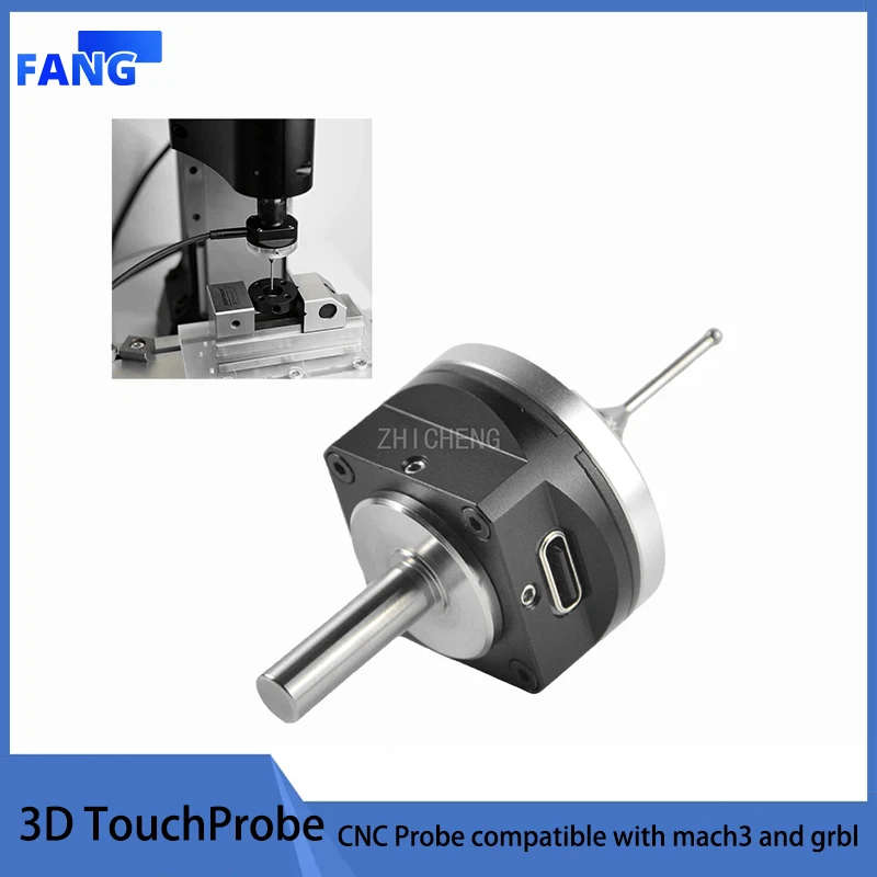 CNC Latest V6 Anti-Roll 3D Touch Probe Edge Finder to Find the Center Desktop CNC Probe Compatible with Mach3 and Grbl Engraving
