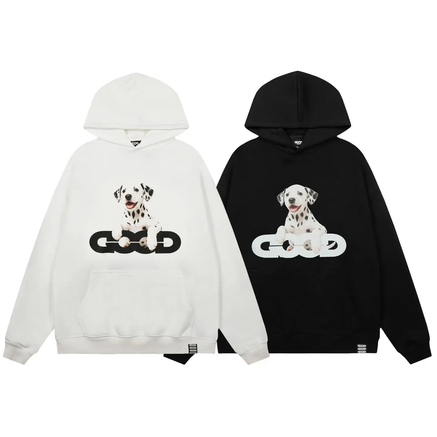 Premium Quality Goodbrand New 2026 Spotted Dog Print Hoodie GOOD Outerwear for Fall/Winter Men & Women