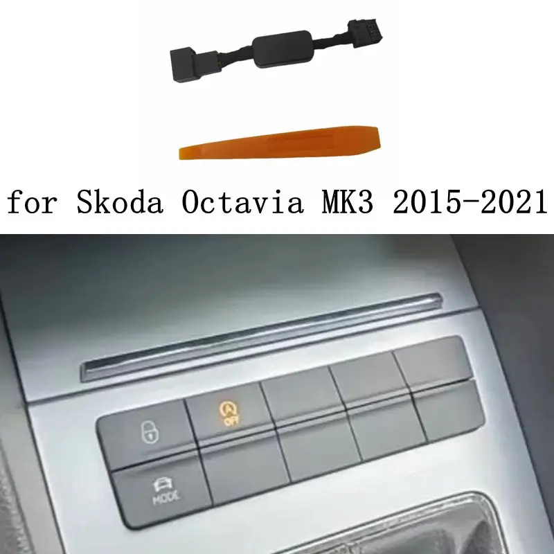 for Skoda Octavia MK3 2015-2021 Automatic Stop Start Engine System Off Device Control Sensor Plug Stop Cancel Cable Memory Mode