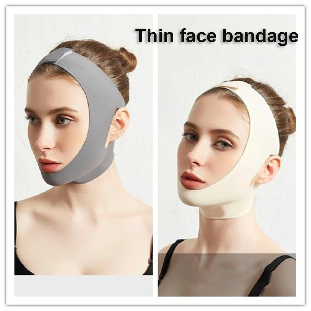 V Face Lifting Band - Facial Slimming & Double Chin Reducer, Anti-Aging Lift Up Massage for Jawline Contour, Beauty Tool Relaxat