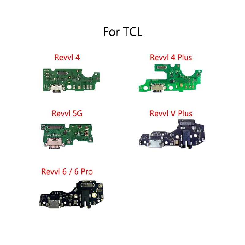USB Charge Dock Socket Port Connector Flex Cable For TCL Revvl 4 5007Z 5007W Plus 5062 5G T790W/Z 6 Pro Charging Board Module