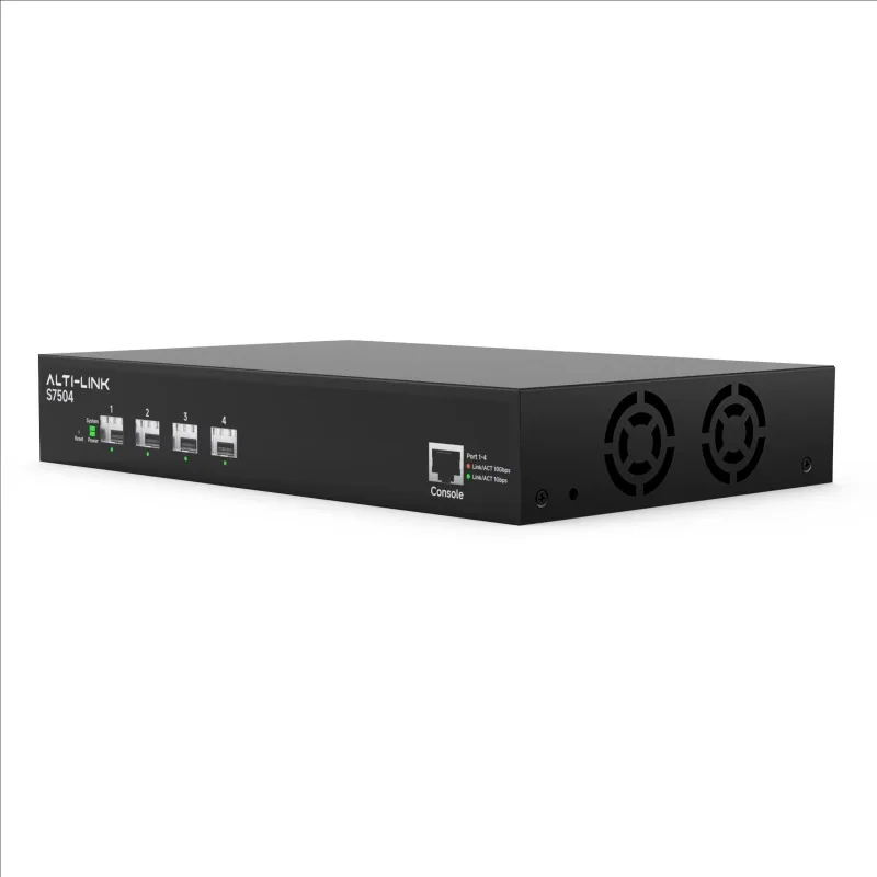 4-ports 10G SFP+ Base-X L3 Management Switch Realtek RTL9301