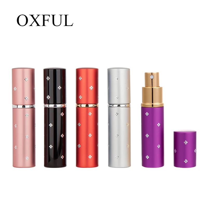 1Pieces 10ml Mini Refillable Portable Perfume Bottle Atomizer Spray &Traveler Aluminum Empty Parfum Bottle Cosmetic Containers