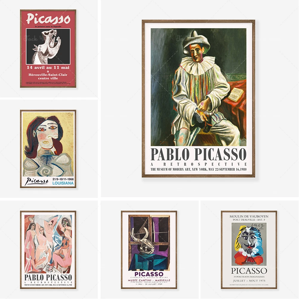 Pablo Picasso Art Exhibition Ceramic Digital Download Poster Vintage Print