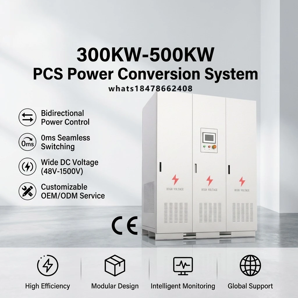 250KW 300KW 200KW Hybrid Solar Inverter Vanadium Flow Cell Bidirectional DC-AC Converter On-Grid Hybrid Power Conversion