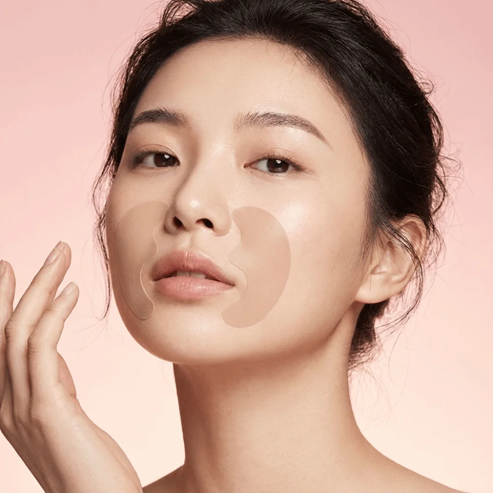 20pair/40pcs Transparent Nasolabial Fold Patch Skin-Tone Invisible Anti Wrinkle Face Patches Tightness Adhesive