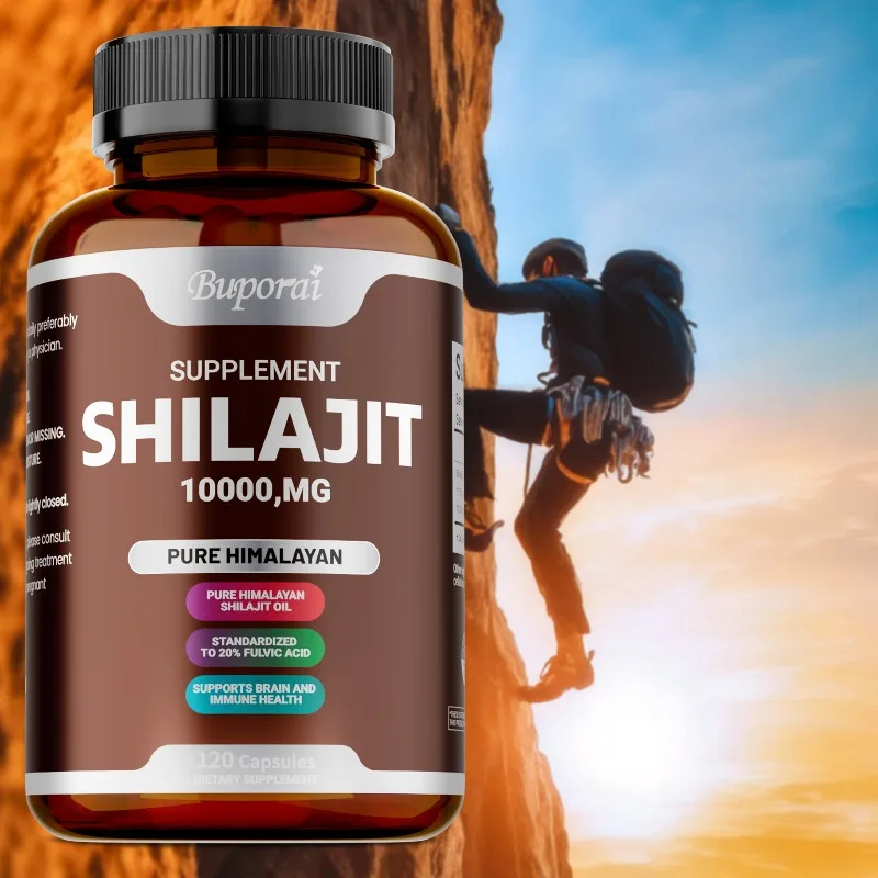 Shilajit Capsule - Muscle Recovery, Supports Nervous and Brain Function Health, Improve Mental Clarity, Hormone Balance, Energy