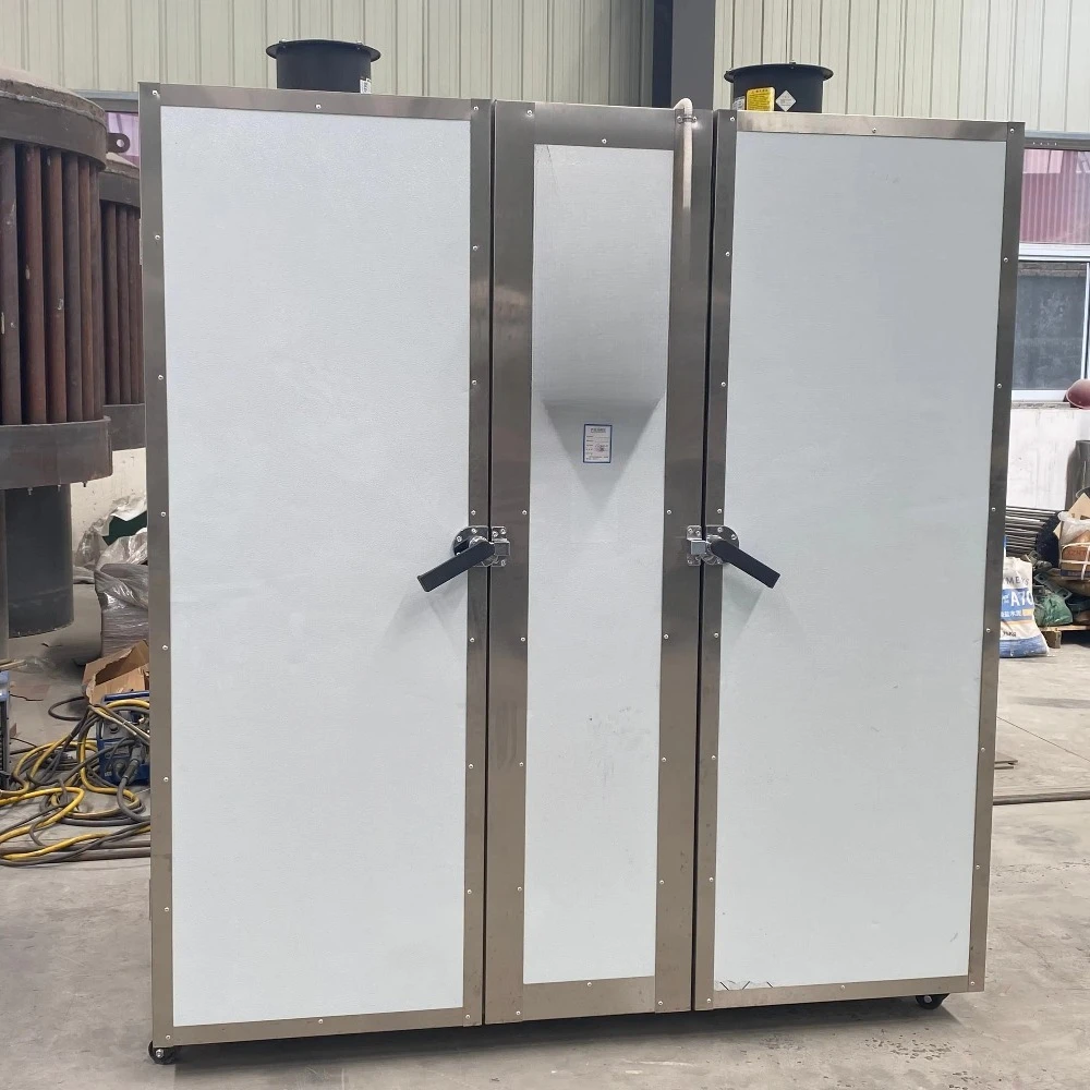 Mobile Stainless Steel Industrial Dryer Cabinet With Universal Wheels Hot Air Circulation Drying Equipment for Farm Use