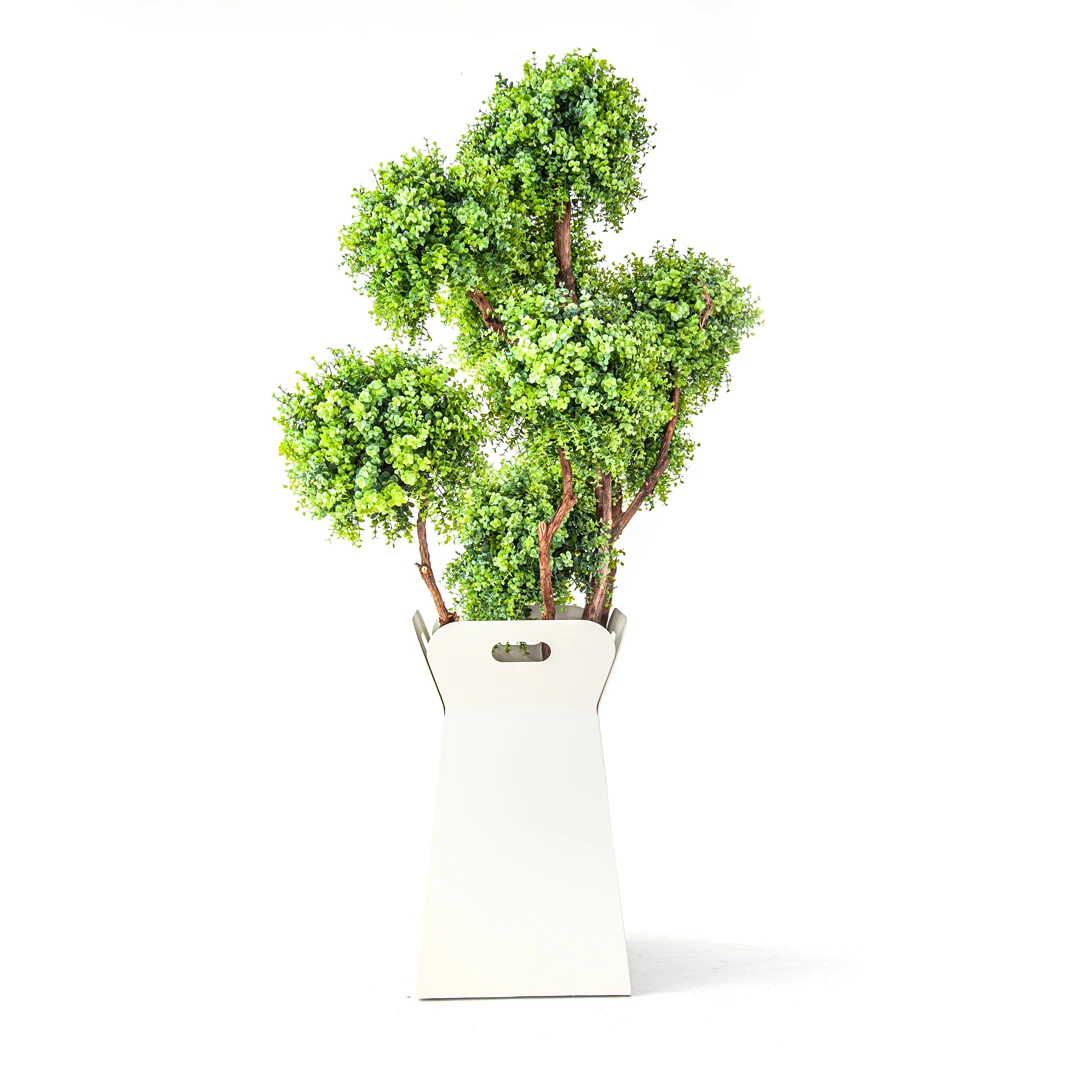 Hot-selling Aluminum Outdoor Planter Rectangle Design for Home and Garden Use