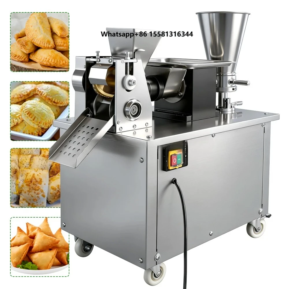 Industrial Large Empanadas Maker Pie Machine Folding Ravioli Samoussa Dumpling Making Machine Fully Automatic Samosa Machine
