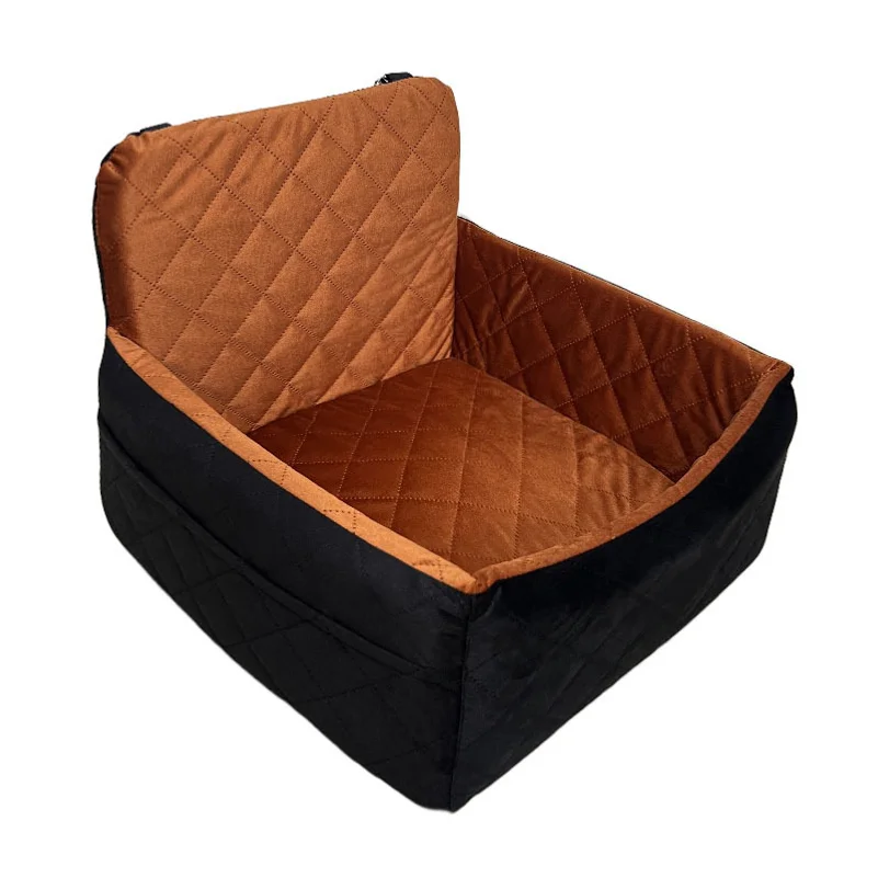Car-mounted dog bed, a handy gadget for puppies to ride in the car, pet car mat for front and back seats, safe seat for dogs on