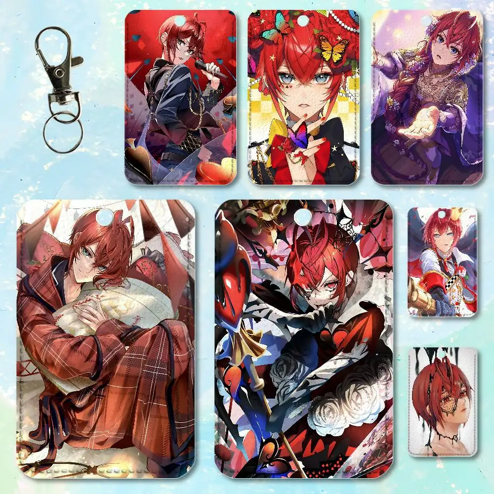 R-Riddle Game R-Rosehearts Custom Access Card Case Leather Card Holder Transportation Card Case Gifts