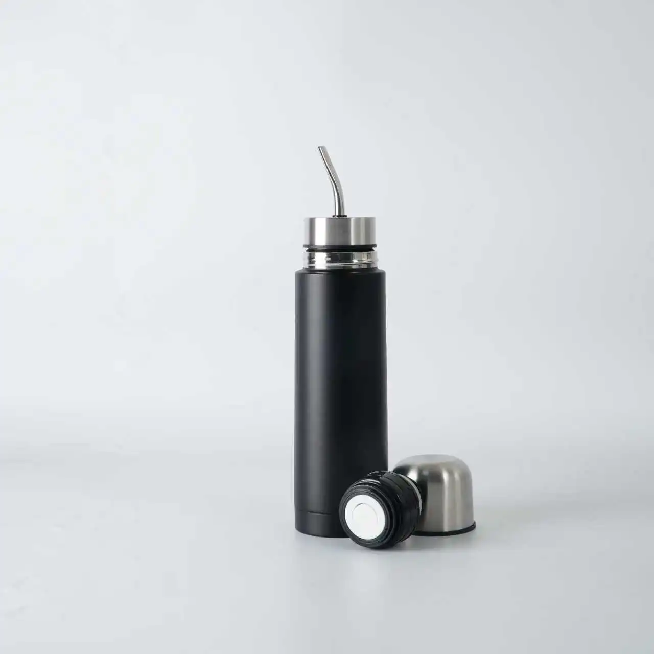 D5 Self-Serving Yerba Mate Water Bottle Stainless Steel Built-in Straw Cup Water Thermal Bottle Cup 500ml/750ml Mug Vacuum Cup
