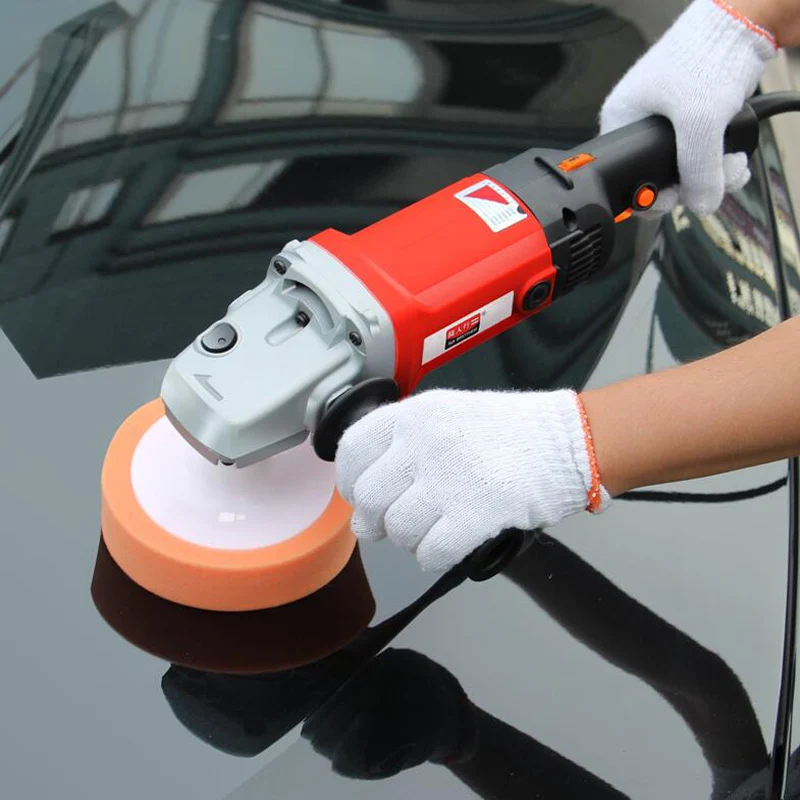 Car Polishing Machine 6 Variable Speed Car Waxing Polishing Machine 220v 1400W Sealing Glaze Waxing Polisher LRX-180