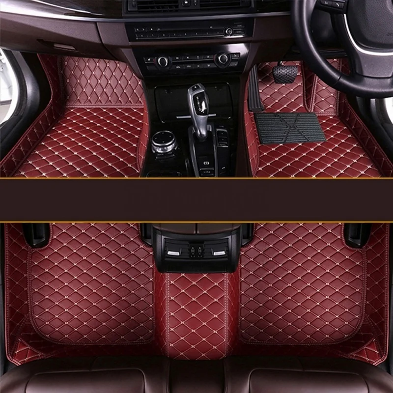 Custom For BYD Seagull/ATTO 1/Dolphin Mini/Dolphin Surf EV 2023‑2026 PU All Weather Car Floor Mats Anti Slip Accessories LHD/RHD