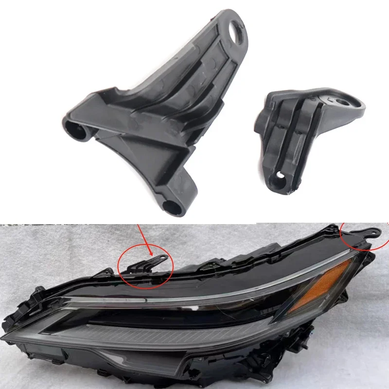 FOR Lexus RX300 RX330 RX450 2023-2024 Bracket Headlight Protection Ring Black Plastic Fixing Claw  Car Low Headlight Repair Kit