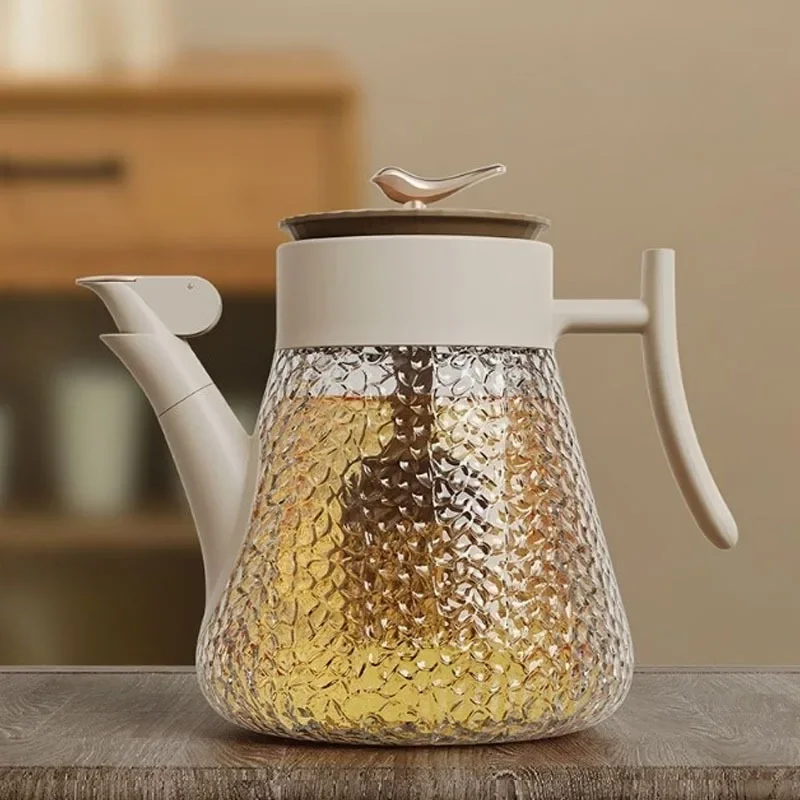 Glass Oil Dispenser Food Grade Kitchen Cruet with Anti-Drip Nozzle Oil Sprayer Bottle Cookware Accessories Glass Oil Cruet