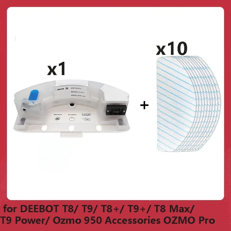 Original ECOVACS T9 Water Tank Accessories Vibration Mopping Kit for DEEBOT T8/T9 Max/T9 Power/T9 AIVI OZMO Pro 2.0 Spare Parts