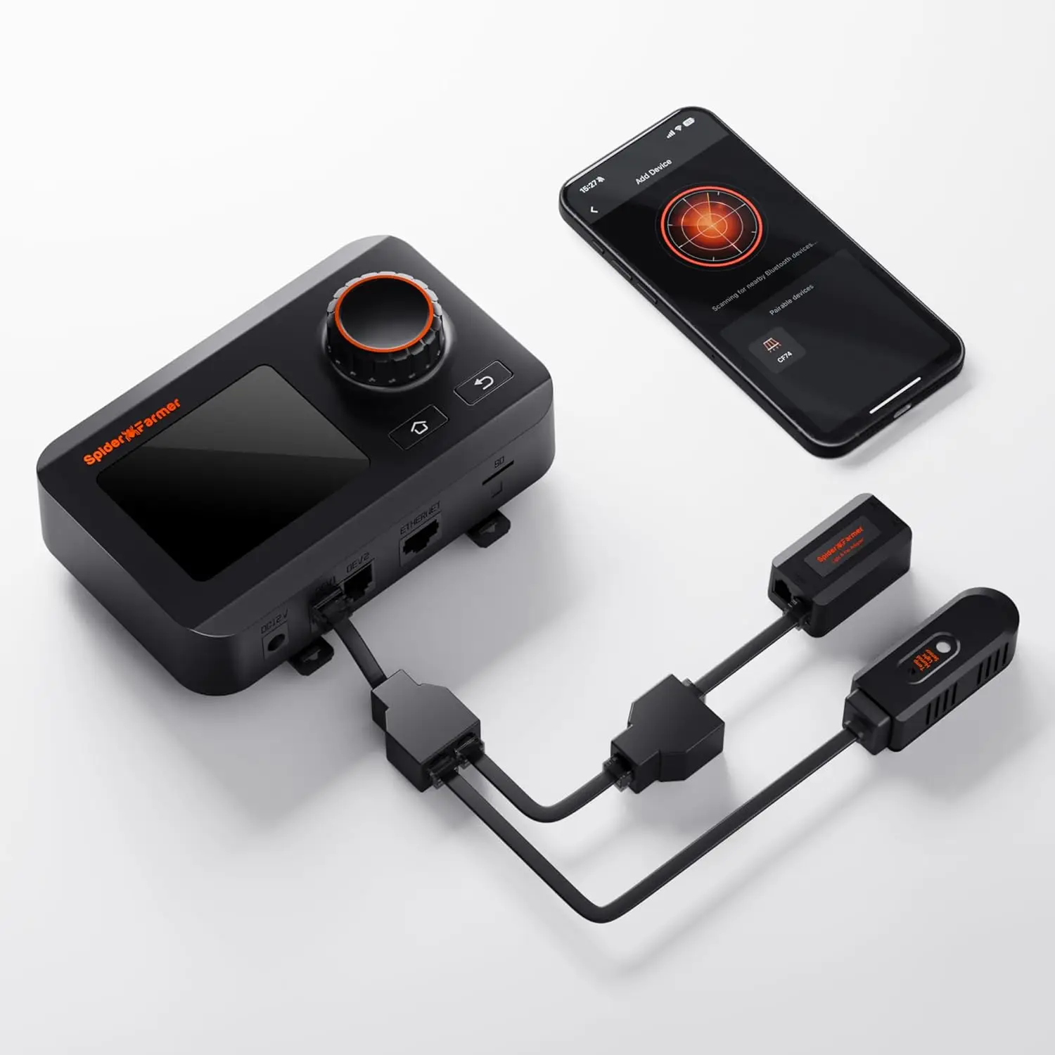 Hot Sale Spider Farmer Smart Environmental Control Temp Humid Light Sensor and Adapter Grow Cycle System GGS Controller Kits