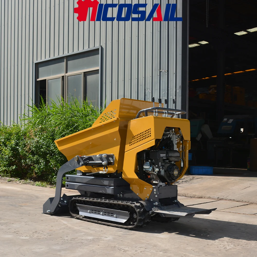 500kg Small Self-Dumping Dumper Maneuverable for Tight-Space Farm Municipal Greening Work