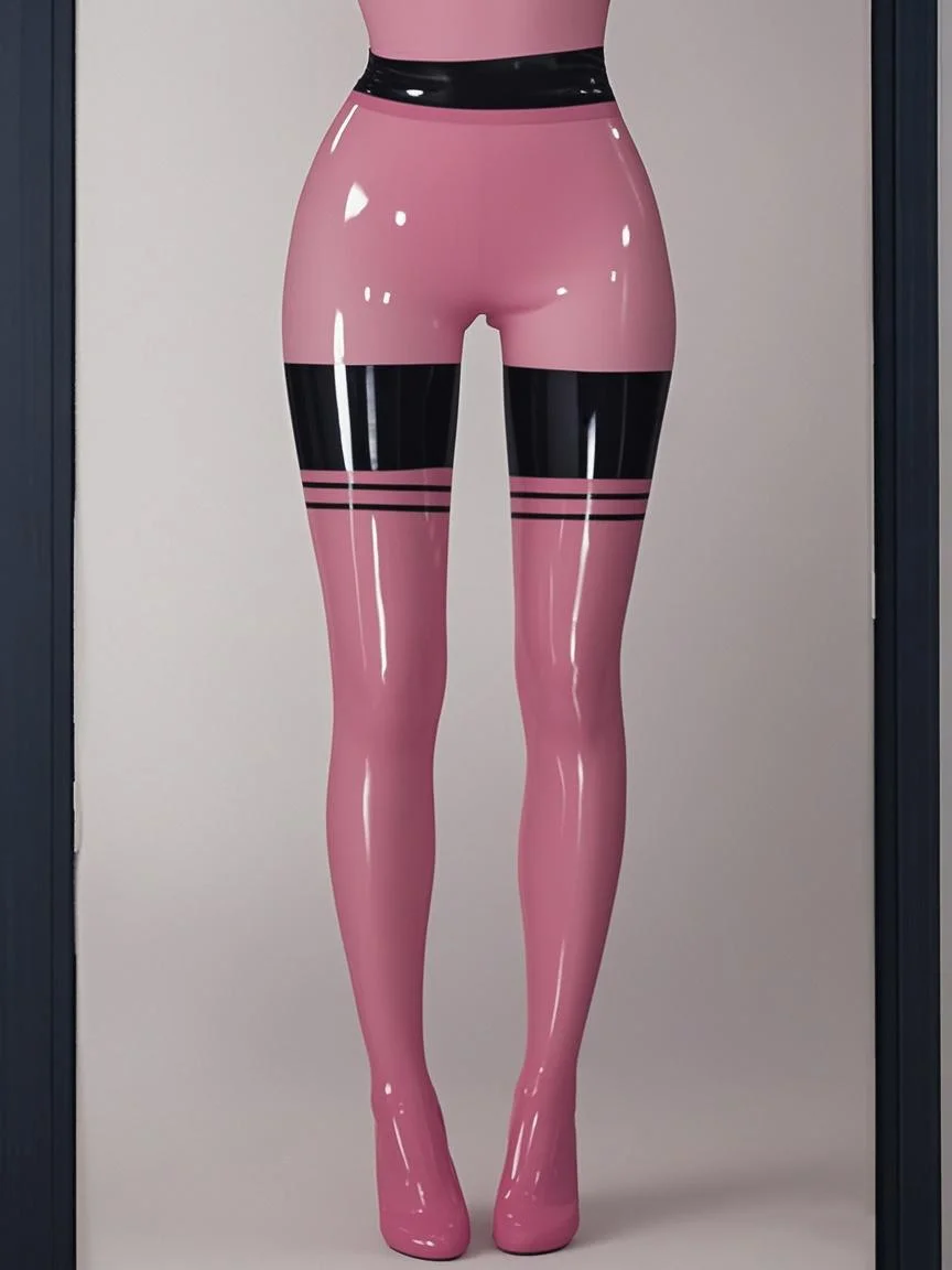 New Halloween Latexanzug Latex Rubber Gummi Tight Pants Cosplay Purely Handmade Sports Party