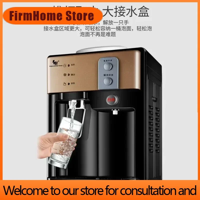 FirmHome StoreMeiling's Same Milier Desktop Mini Home New Water Dispenser Small Mini Refrigeration Heating And Cooling Ice,Water