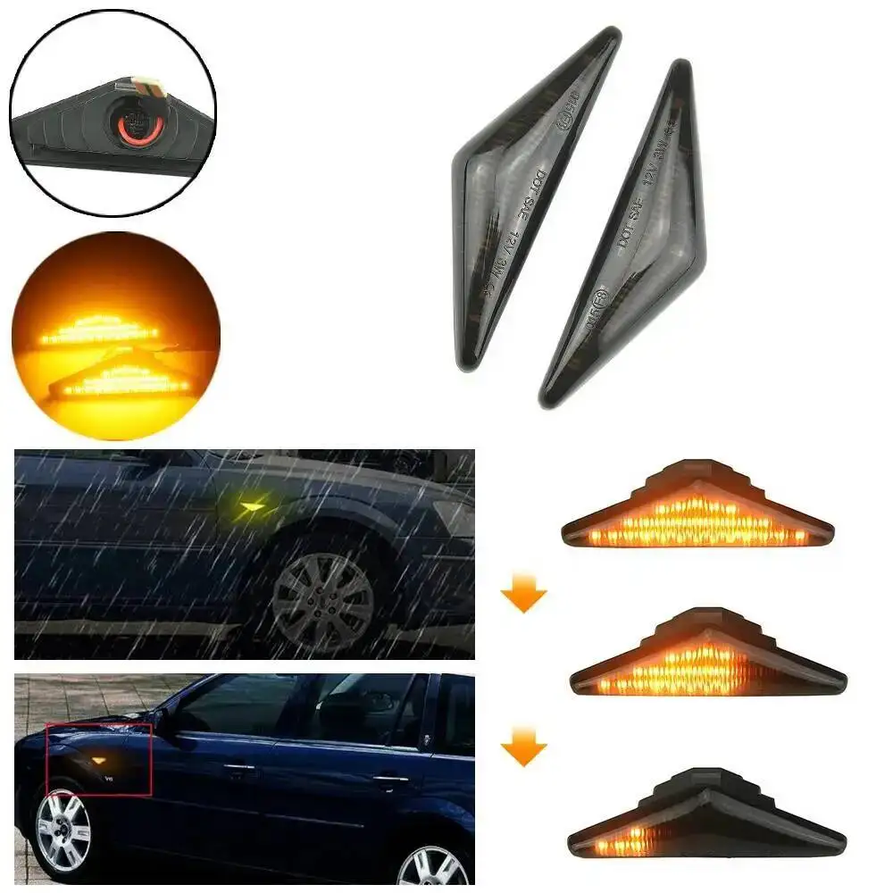 Car Turn Signal Light Led Dynamic Side Marker Sequential Blinker Light For Ford Focus MK I 1998-2004 Mondeo MK III MK3 2000-2007