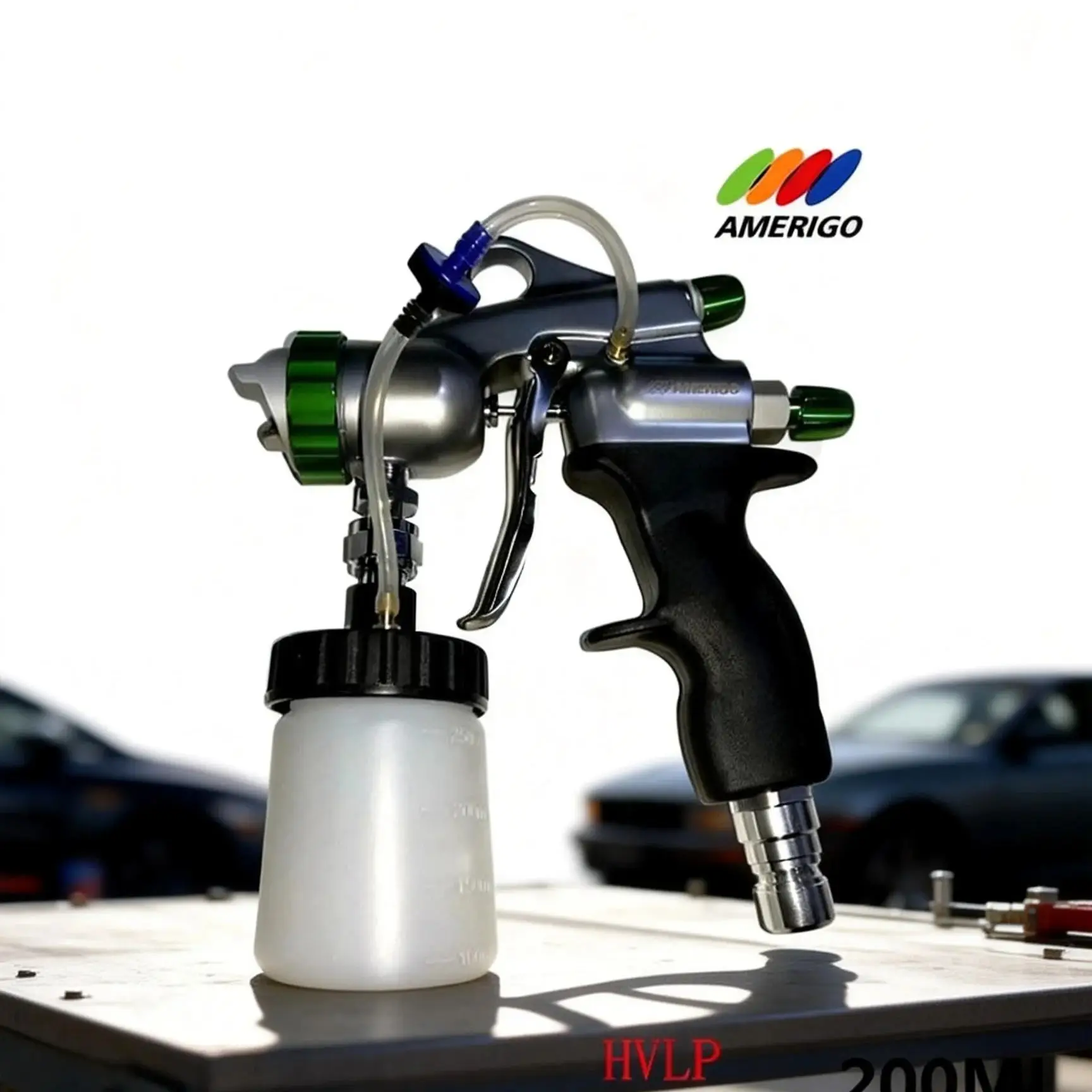 AMERIGO Spray Gun Low Pressure Airless  Auto Paint 0.8/1.0/1.3mm Nozzle Paint Spraying Save Paint Available For GRACO APOLLO