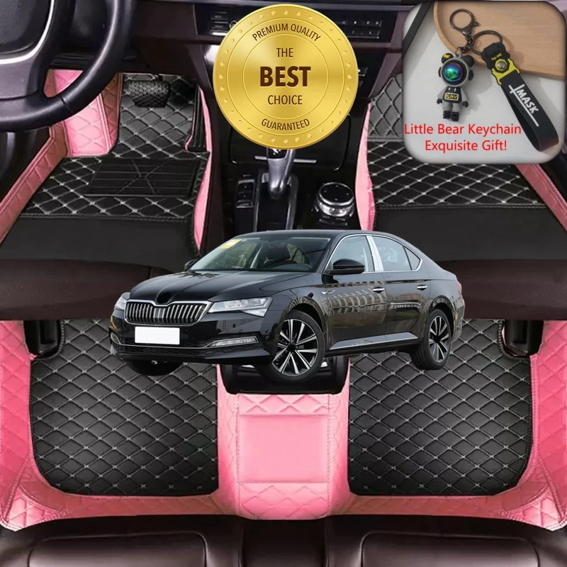 Customized Fit for Skoda Superb 2013-2026 Car Floor Mats Car Accessories Tailored Luxury Auto Carpet Mats Left/Right-hand Drive