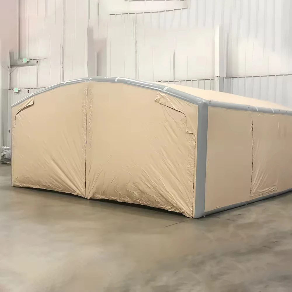 Factory Custom Inflatable 2 Car Garage Tents Hail Car Cover Outdoor Advertising Inflatables Manufactured Custom Inflatable Tents