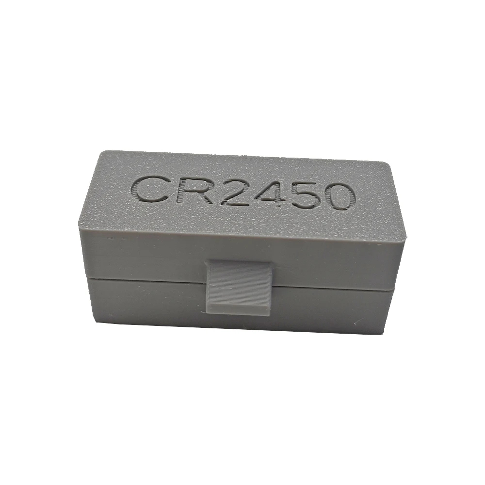 CR2450 Battery Storage Box Organizer Holder Case 10 Slots