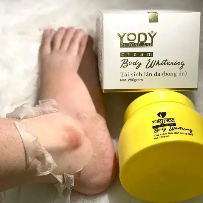 250g Brightening Body Cream Skin Renewal & Exfoliating Formula, Fast Whitening, Nourishing & Smoothing for Glowing Skin