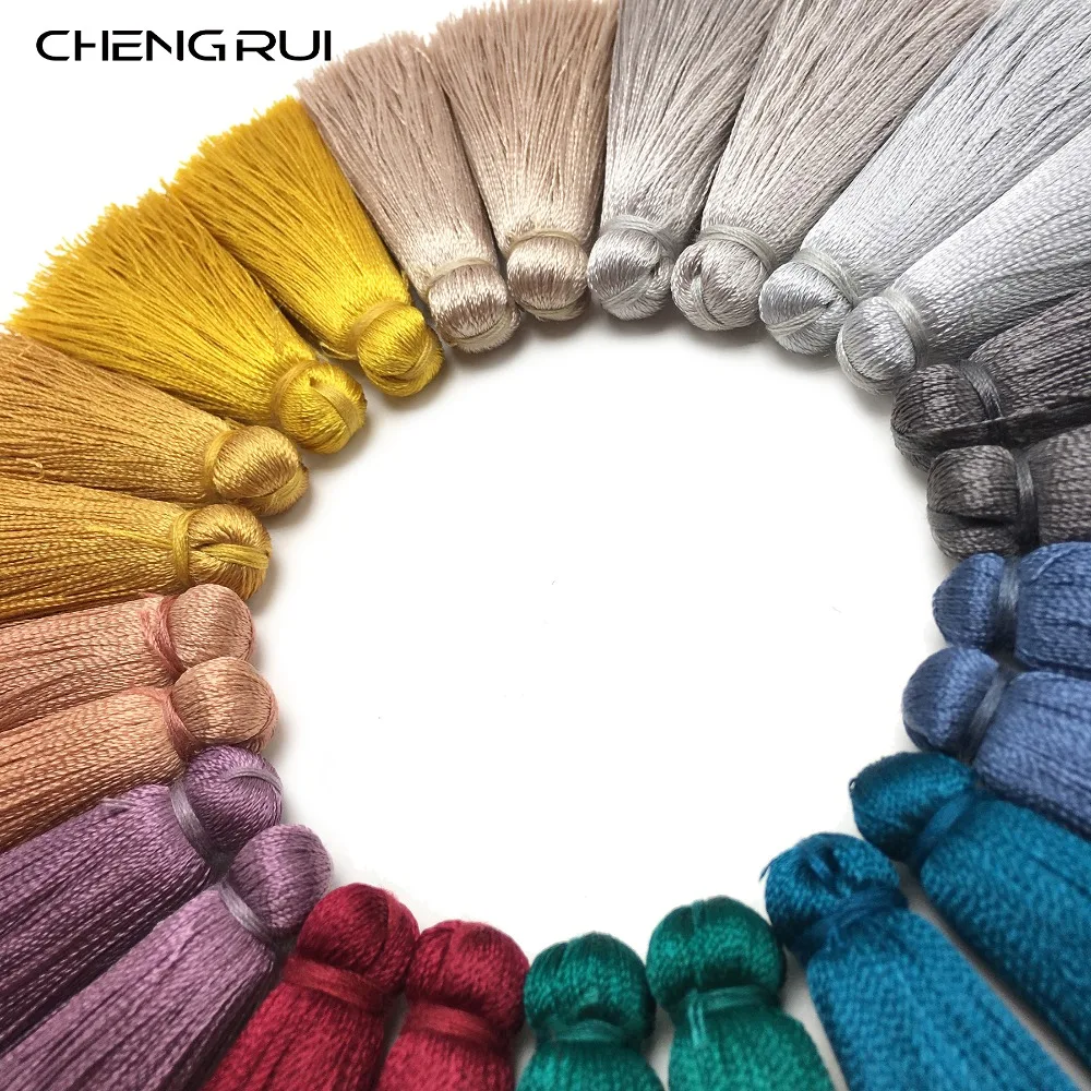 CHENGRUI L153,4pcs/bag,4.5cm,tassel,silk tassels,brush curtain,craft,fringe silk,earring findings,fringe curtain,shadow curtains