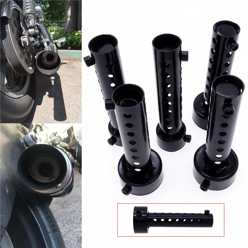 1 PCS Universal Muffler Motorcycle Killer Exhaust Adjustable DB Noise Sound Eliminator Black 60MM 48MM 45MM 42MM 35MM