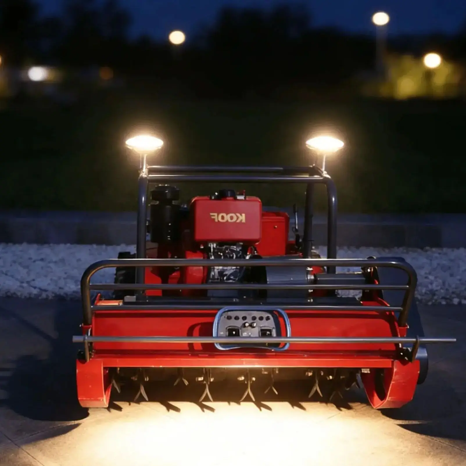 Customized AWY-800S/AWY-1000S/AWY-1200S GPS Industrial Grade Smart Crawler Flail Mower-Self Propelled Cordless 4-Stroke