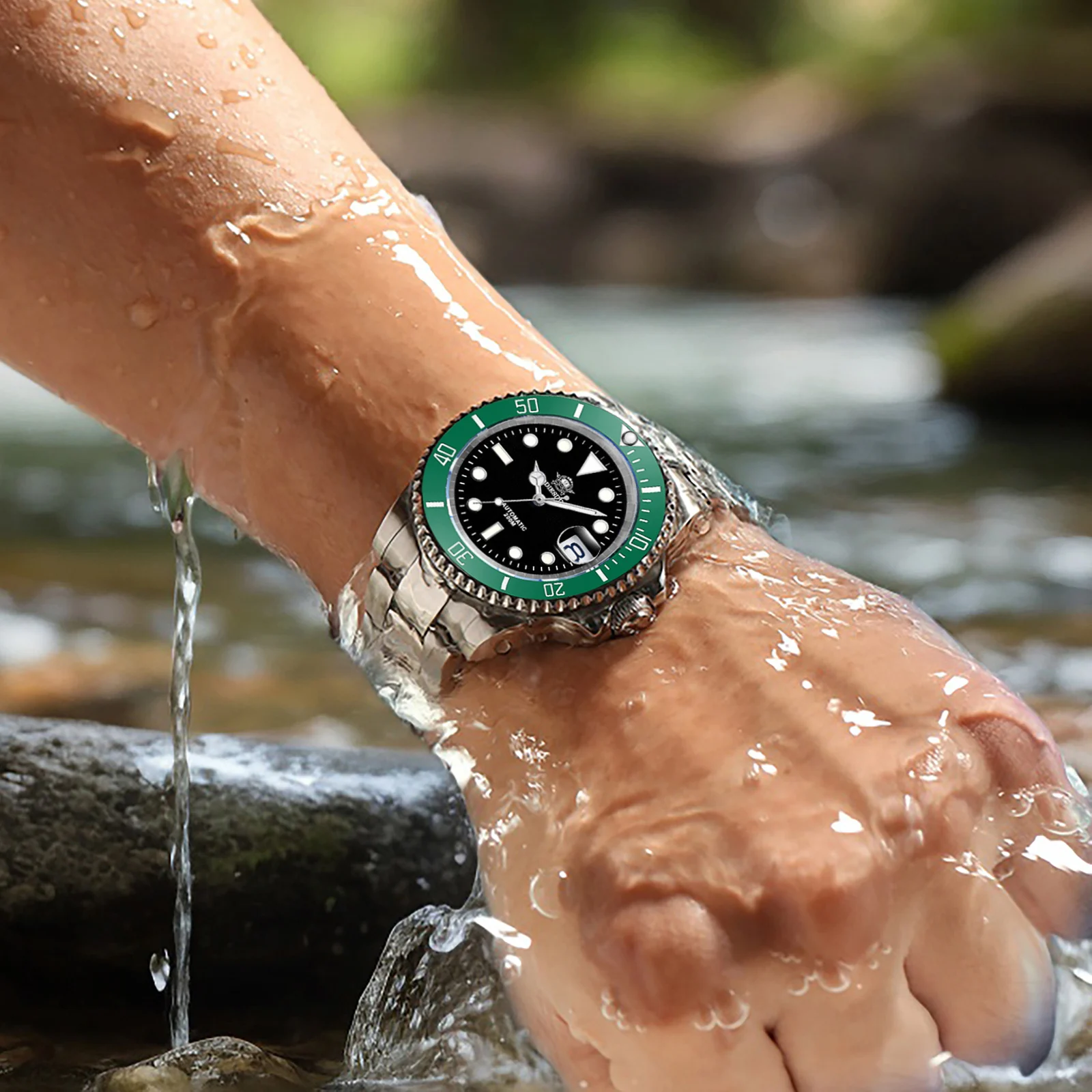 ADDIESDIVE AD2503 Stainless Steel Automatic Watches 8215 Mechanical Relogio Masculino Waterproof Sapphire Glass Luminous Watches