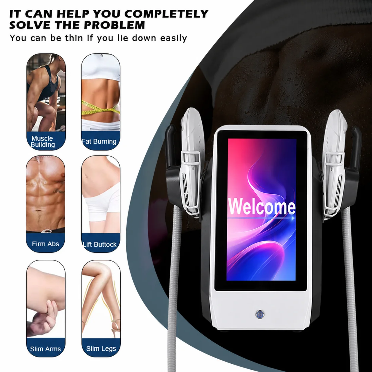 EMS NEO RF 200HZ Body Beauty Equipment Weight Loss Butt Lift EMS Slimming Muscle Tightening Fat Burning Machine Healthy